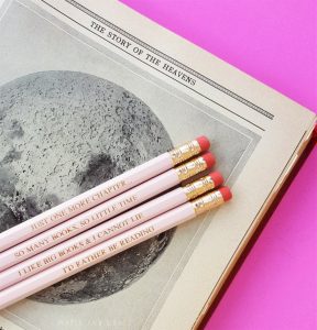 regalo per lettori matite frasi amanti dei libri
