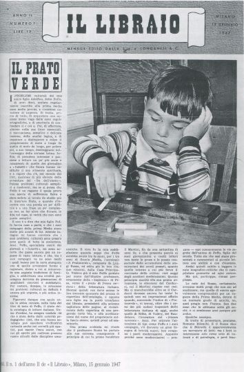 Il primo numero del secondo anno di vita della rivista Il Libraio (15 gennaio 1947)
