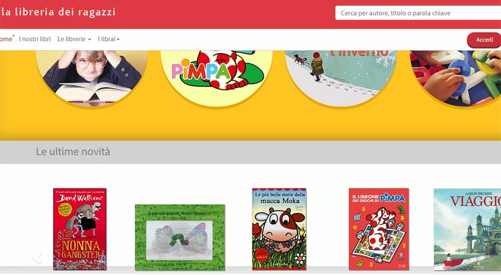 E-commerce e “impronta dei librai” nel nuovo sito della Libreria dei ragazzi