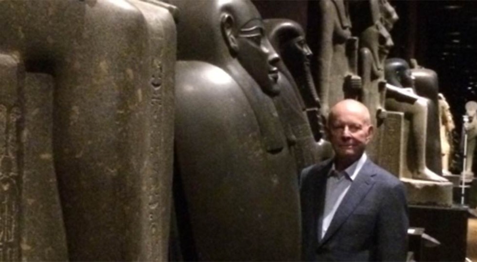 Wilbur Smith ospite del Museo Egizio di Torino