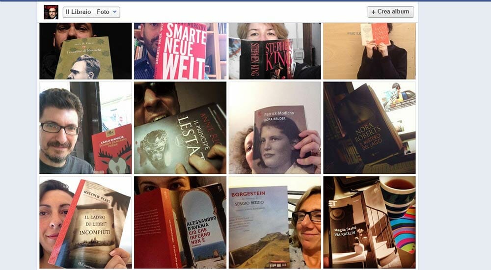 #bookselfie, guarda la gallery