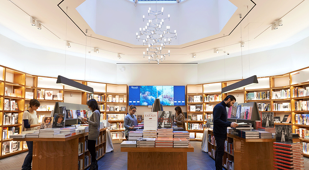 In attesa di New York, a Milano apre la nuova libreria Rizzoli Galleria