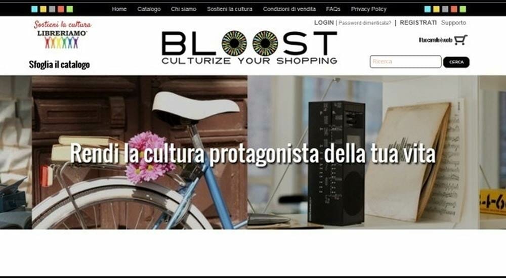 Un concept e-store dedicato a chi ama i libri e la cultura