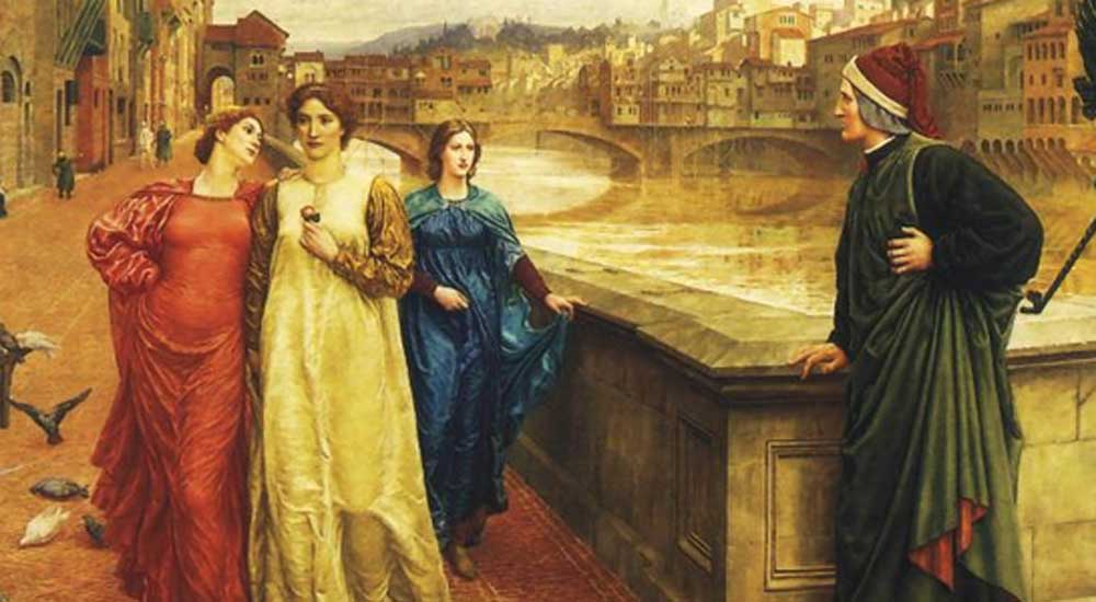 Com’è nato l’amore tra Dante e Beatrice? La “cronistoria”, a 750 anni dalla nascita del Sommo Poeta
