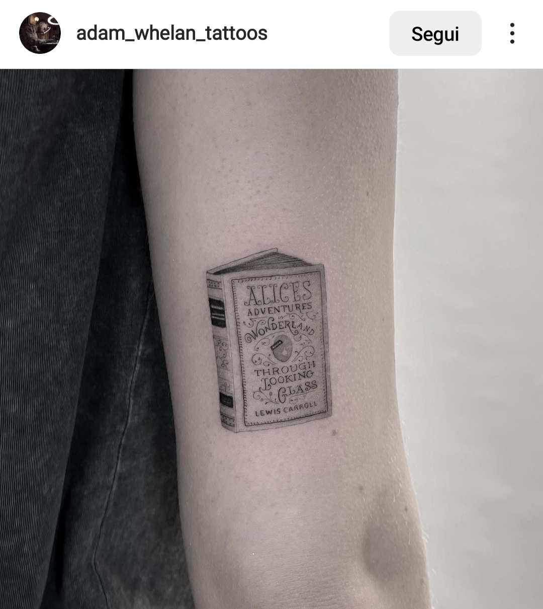 tatuaggi per amanti dei libri alice nel paese delle meraviglie