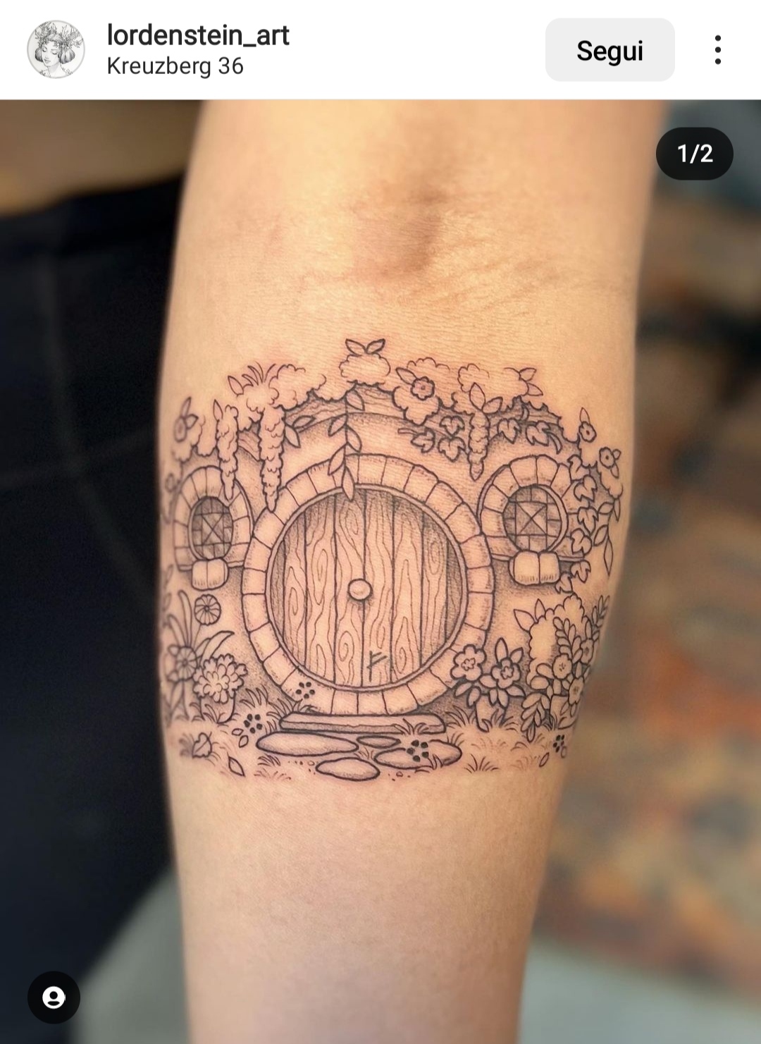 tatuaggi per amanti dei libri lo hobbit