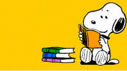 10 motivi per cui è importante leggere (parola, anche, di Snoopy)