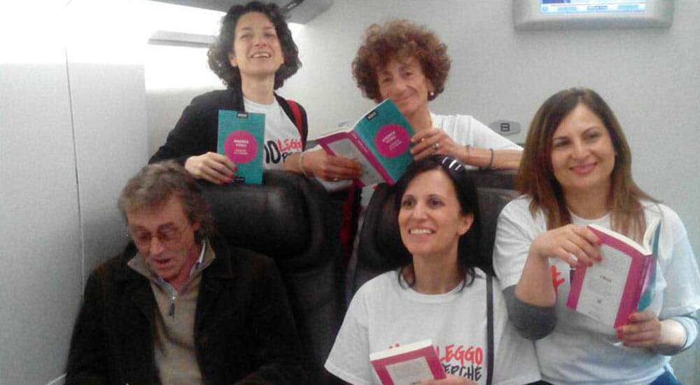 Vitali e gli scrittori in treno per #ioleggoperché. E stasera la diretta su Rai3‏