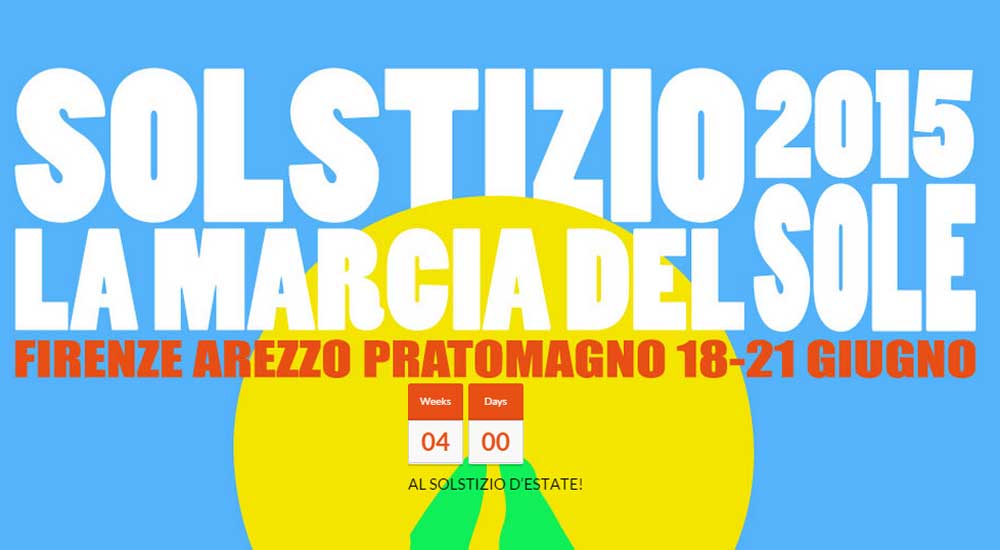Il 21 giugno la “marcia del Sole”