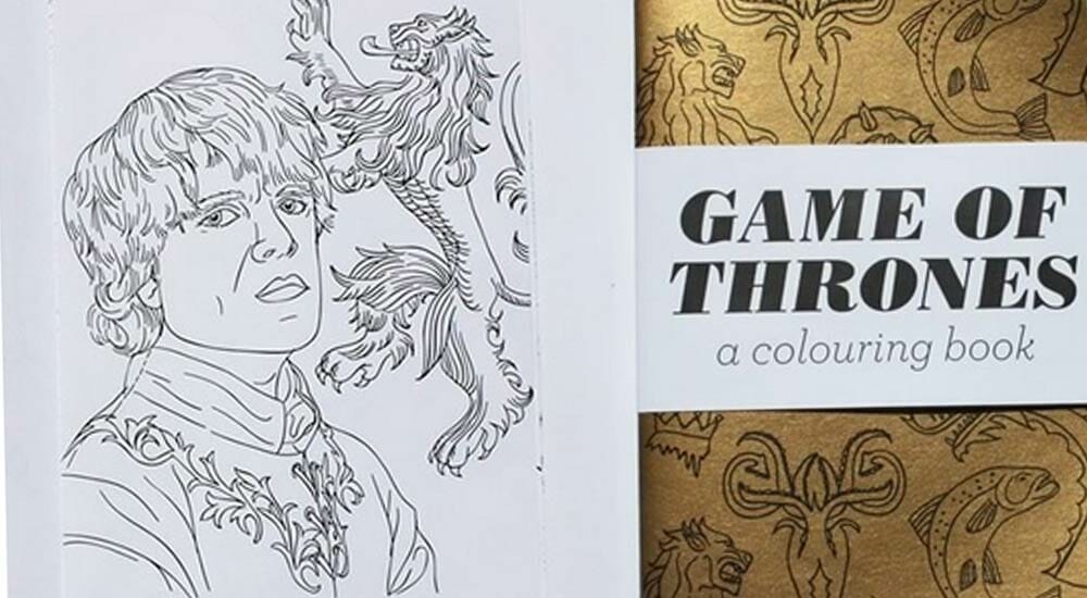 Album da colorare per adulti: in autunno quello di “Game of Thrones”