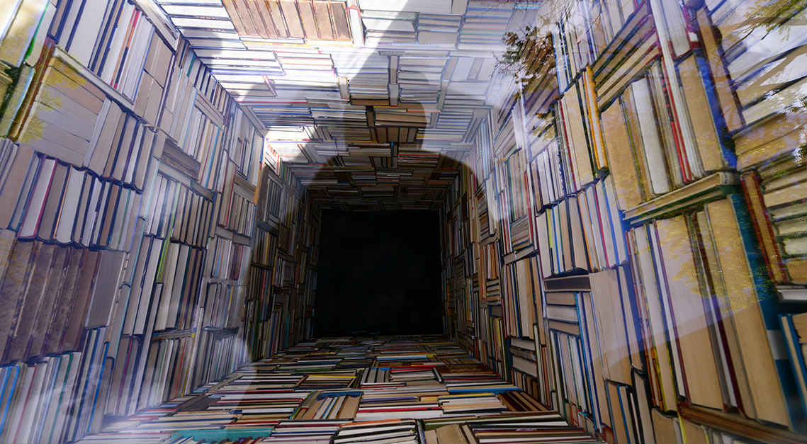 La biblioteca? Un pozzo che porta al centro della terra