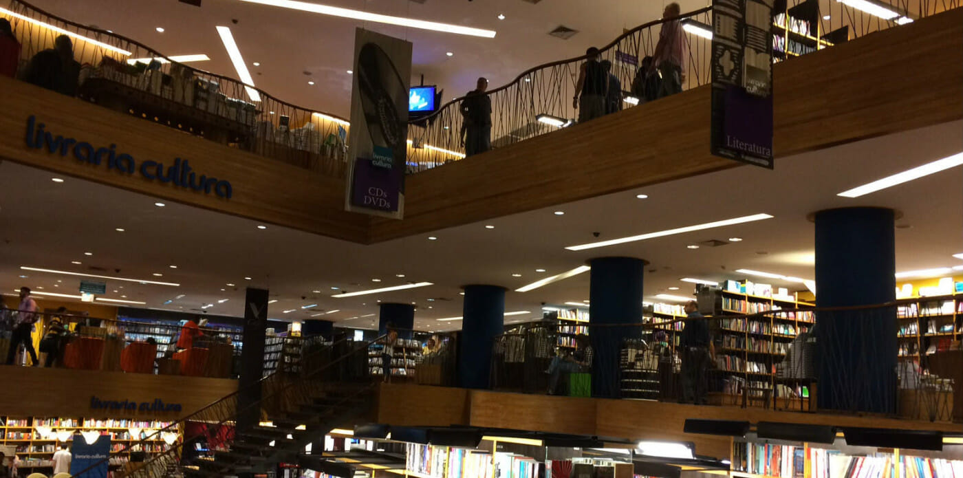“Livraria Cultura”: a San Paolo del Brasile un immenso spazio dedicato alla lettura