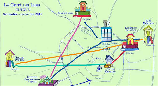 I bambini diventano “architetti” per costruire la “città dei libri”