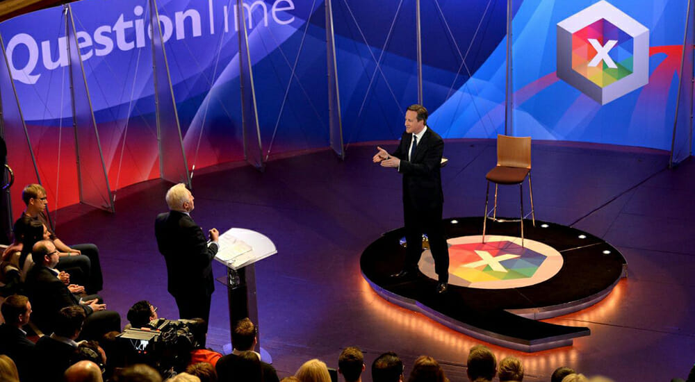 La crisi dei talk show italiani vista da Londra (dove ce n’è solo uno…)