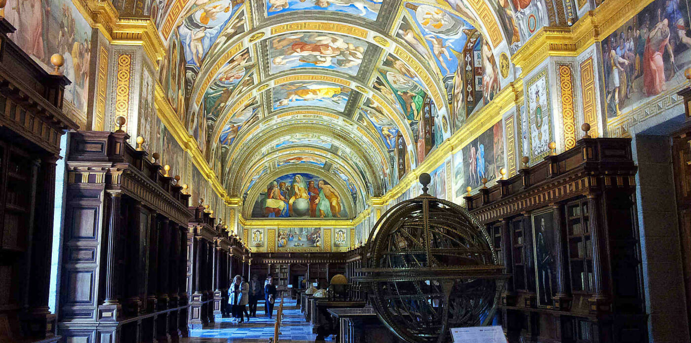 La biblioteca de L’Escorial, un tesoro “reale” nel cuore di Madrid