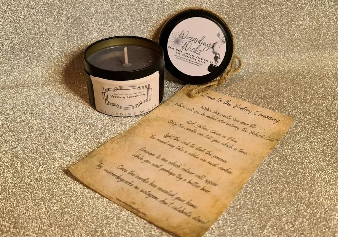 candela letteraria ispirata a harry potter