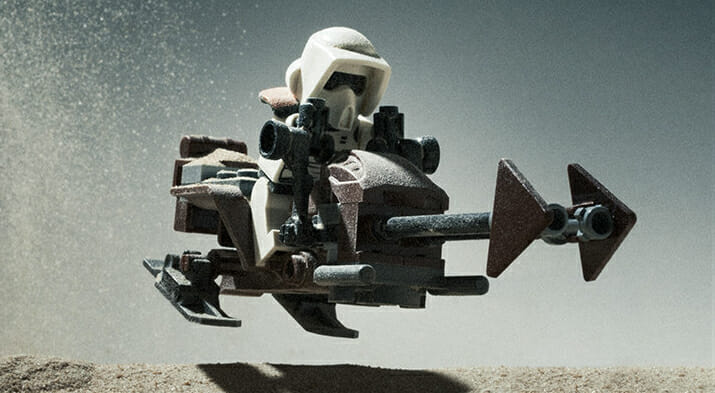 Il mondo di Star Wars fatto di LEGO
