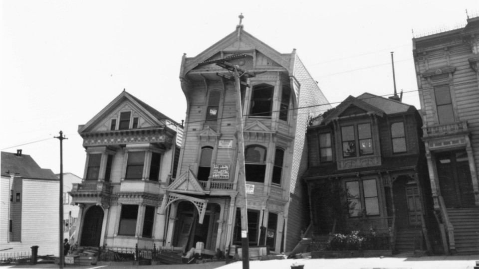 London - Appartamenti crollati a San Francisco 1906