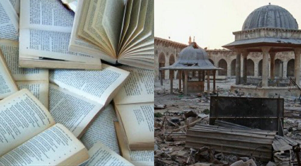 Tra le macerie di Aleppo, in Siria, nasce una nuova biblioteca pubblica