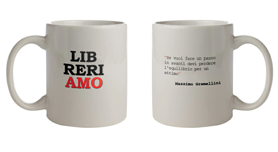 Tazze da collezione con aforismi d’autore nel nuovo store online di Libreriamo