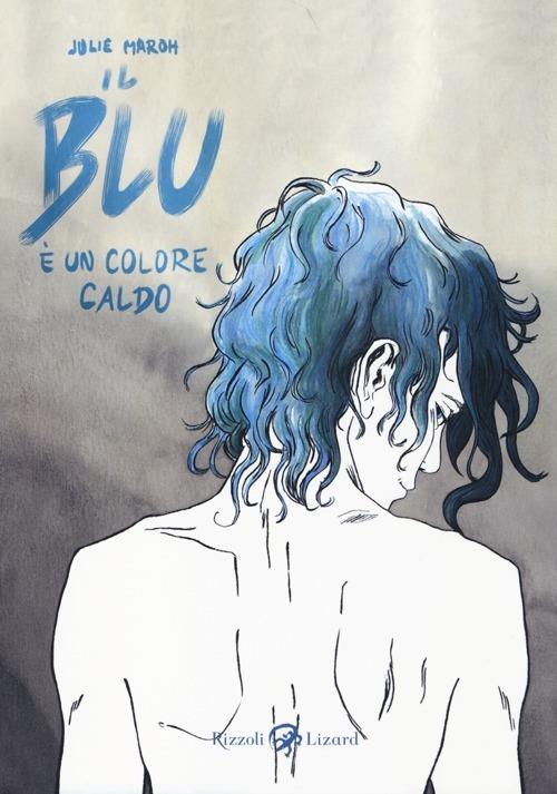 copertina di il blu è un colore caldo, graphic novel a tema lgbtq+