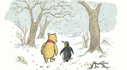 Winnie the Pooh: la storia di un mito dell'infanzia e il suo nuovo amico, un pinguino