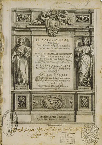Il saggiatore Galileo Galilei