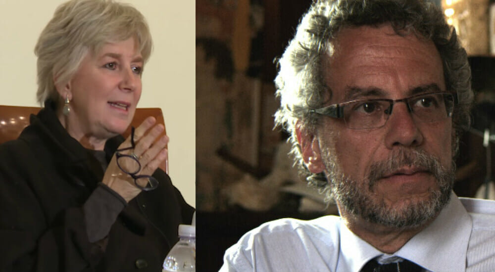 Claudio Gatti e Anita Raja