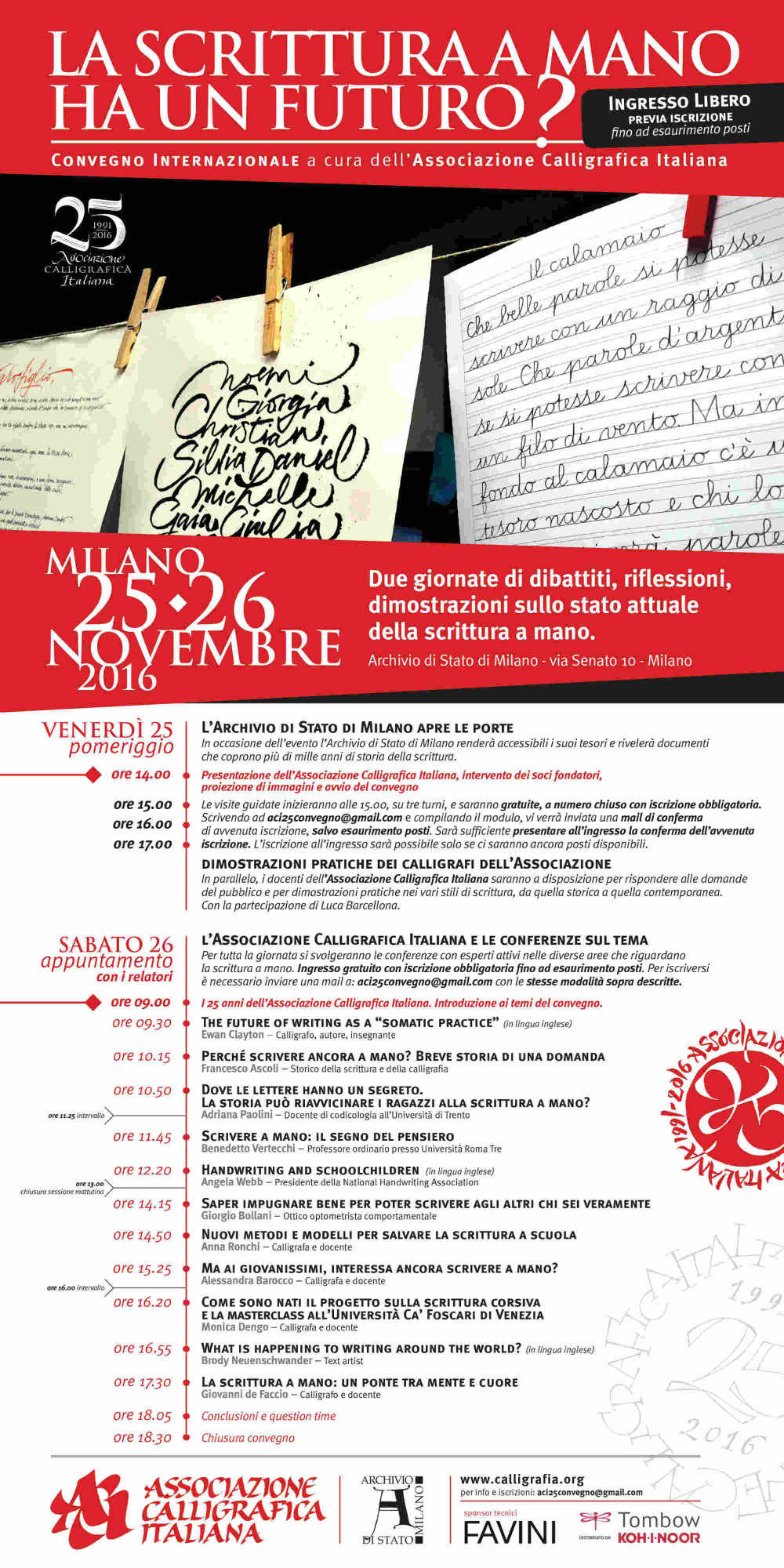 programma convegno calligrafia