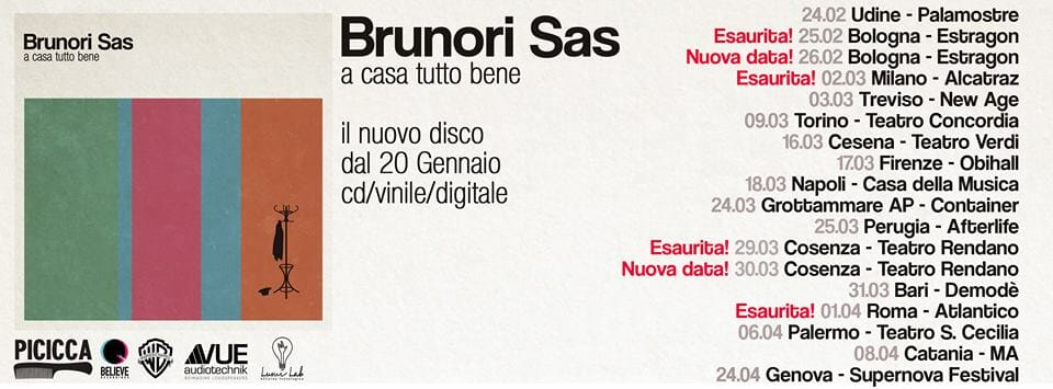 brunori sas tour