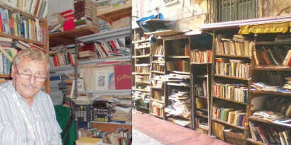 Da Palermo la storia di Pietro, il pensionato-libraio che baratta e regala libri in strada