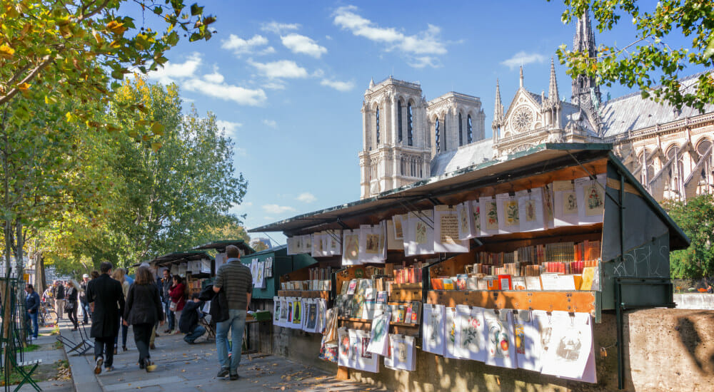 Bouquinistes parigi senna librai