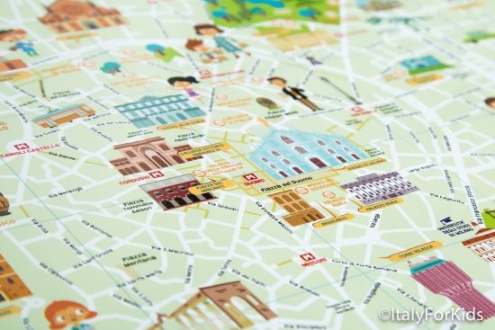 italy for kids milano mappa per bambini