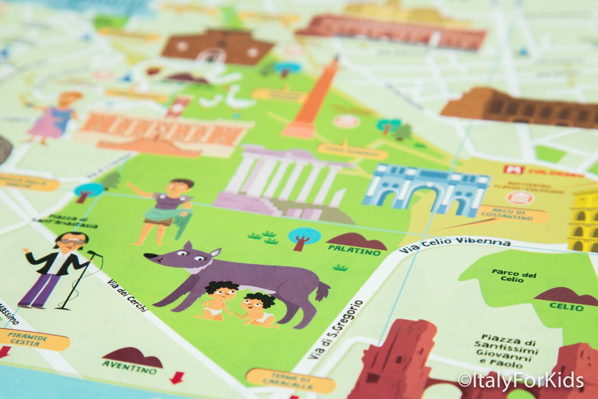 mappe per bambini roma