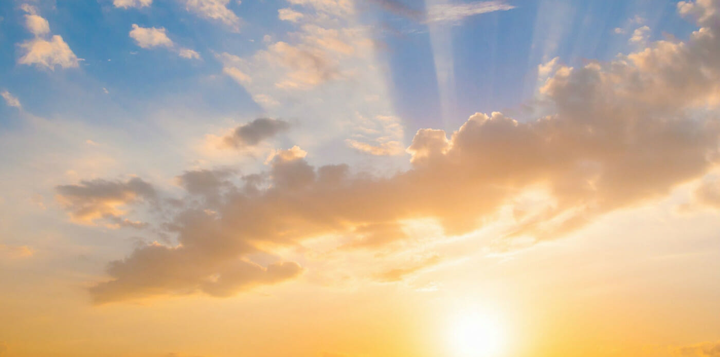 cielo tramonto dio sole luce