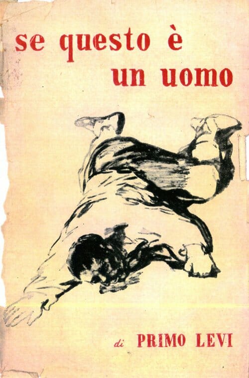 primo levi se questo è un uomo prima edizione copertina