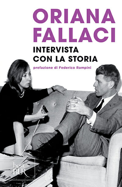 Copertina del libro Intervista con la storia di Oriana Fallaci