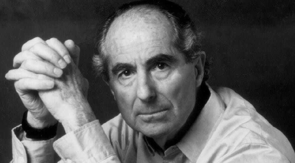 Lo scrittore Philip Roth