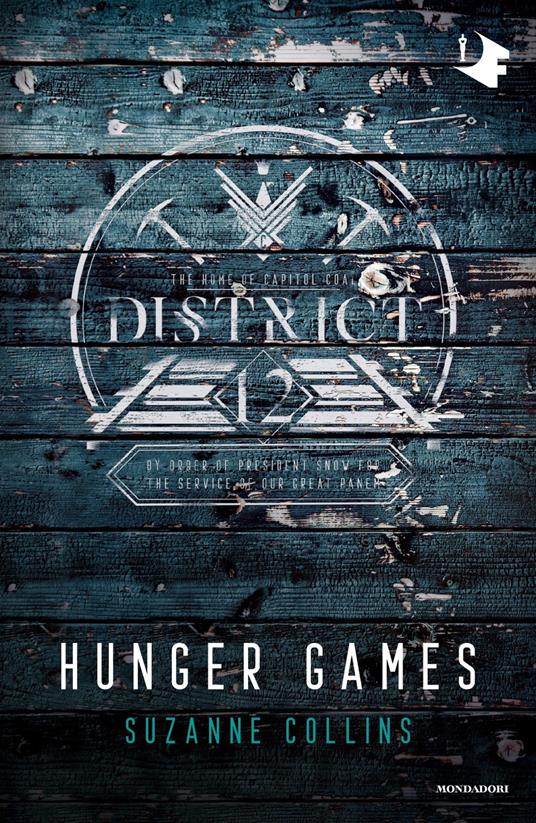 copertina del primo libro della serie distopica hunger games