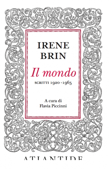 Irene Brin il mondo copertina