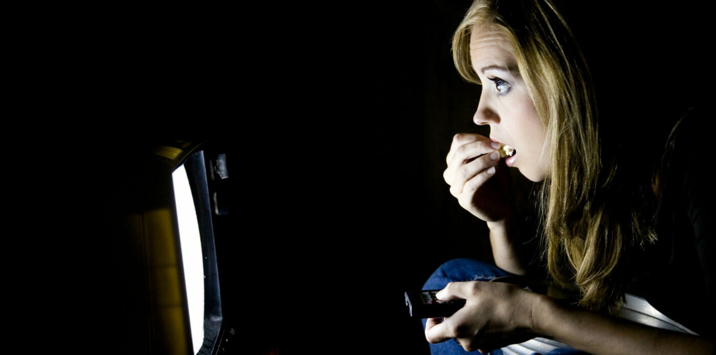 ragazza pop corn tv serie tv