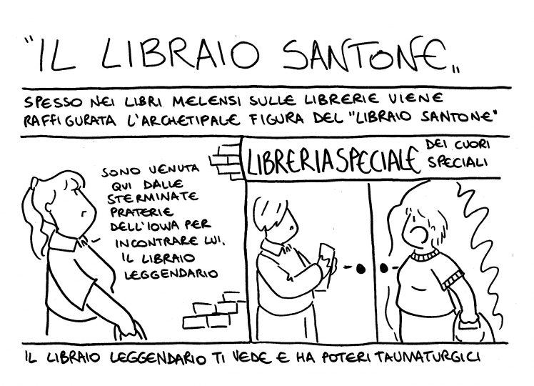 dolori giovane libraia - il libraio santone