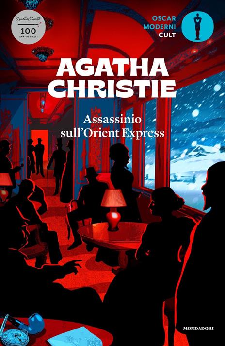 Copertina del libro Assassinio sull'Orient Express di Agatha Christie