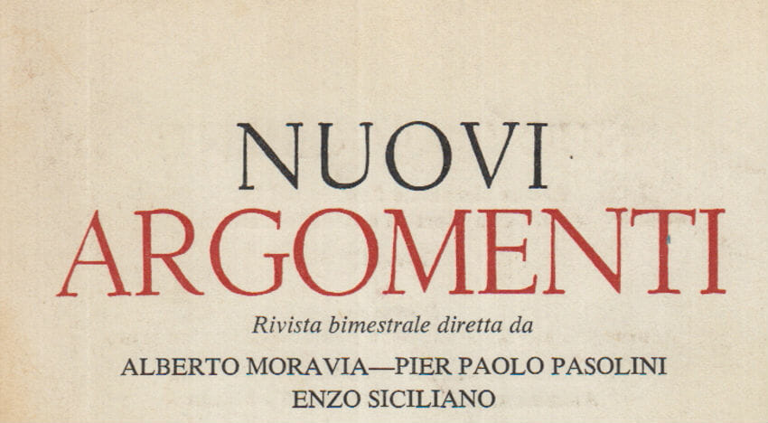 nuovi argomenti