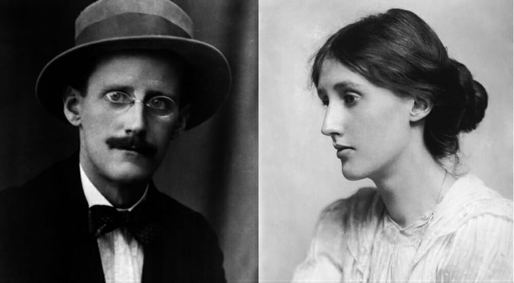 virginia woolf james joyce foto doppia