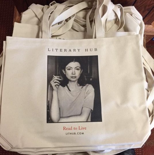 Literary Hub borse di tela tote bag shopper