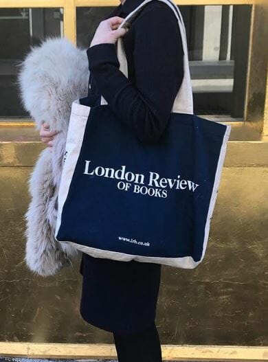 London Review of Books tote bag shopper borse di tela