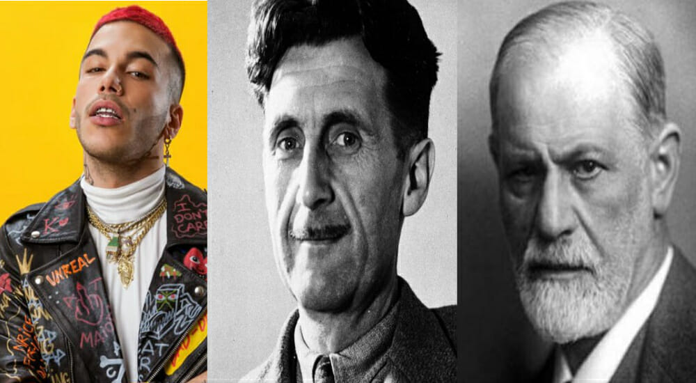 George Orwell Sfera Ebbasta Sigmund Freud