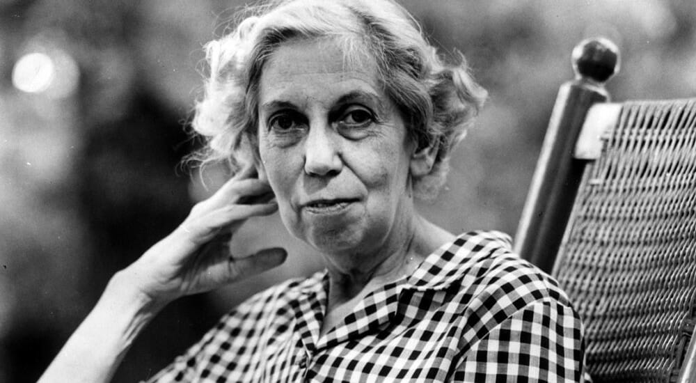 La scrittrice americana Eudora Welty