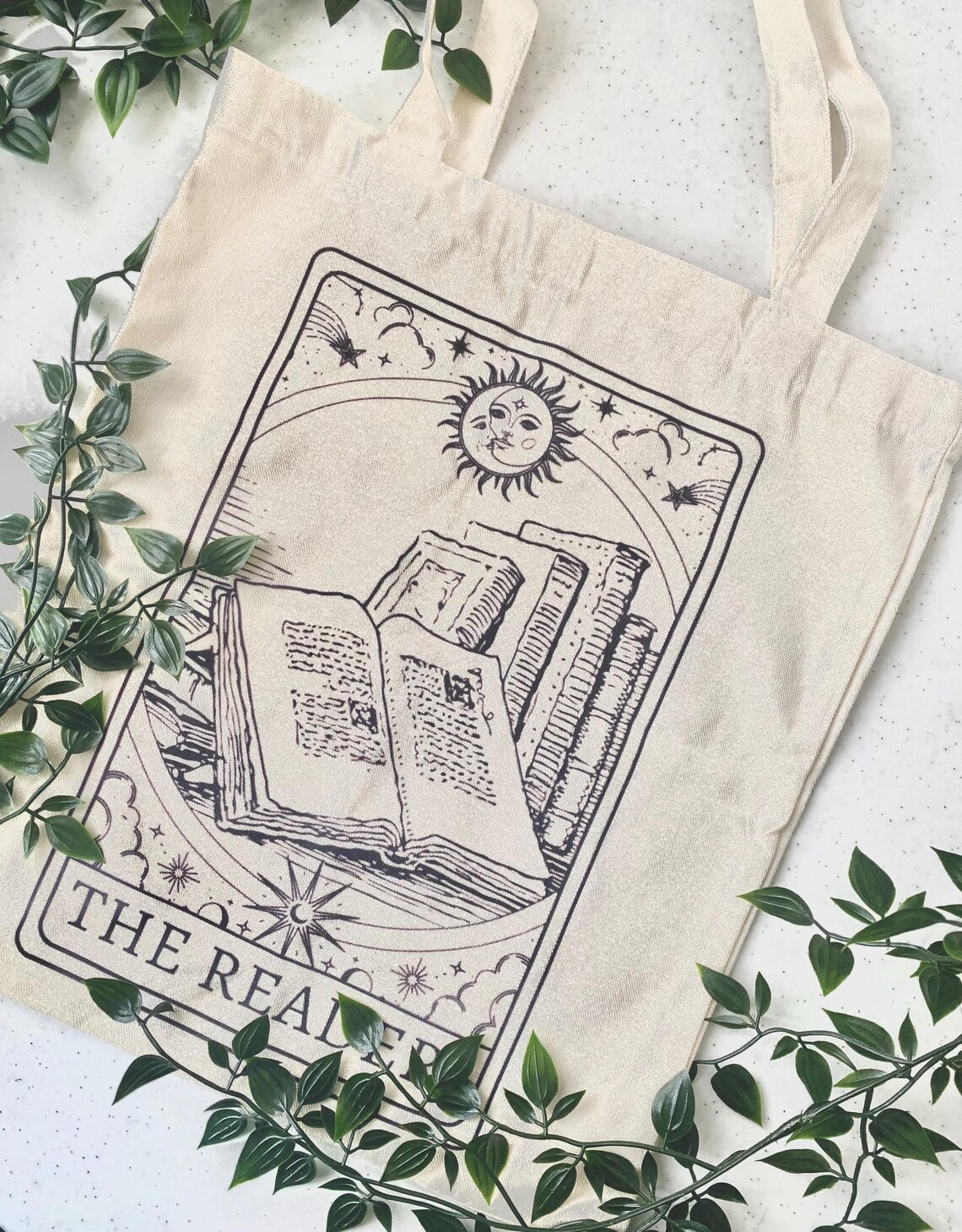 borsa per libri ispirata ai tarocchi
